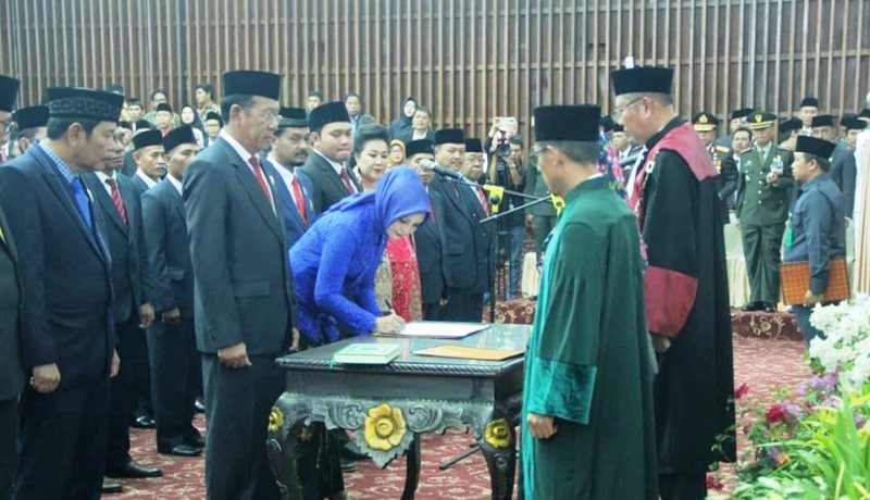 Pelantikan DPRD Provinsi Bengkulu priode 2019-2024