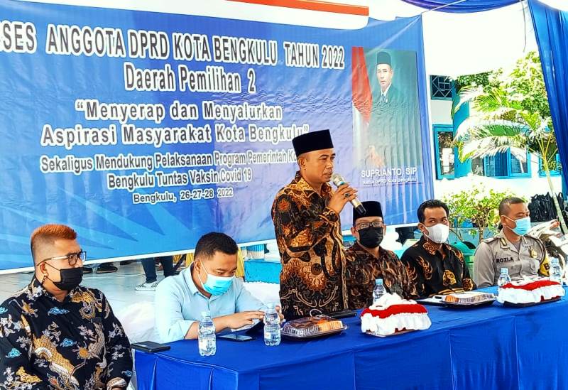Reses Ketua DPRD Kota Bengkulu Suprianto, S.IP