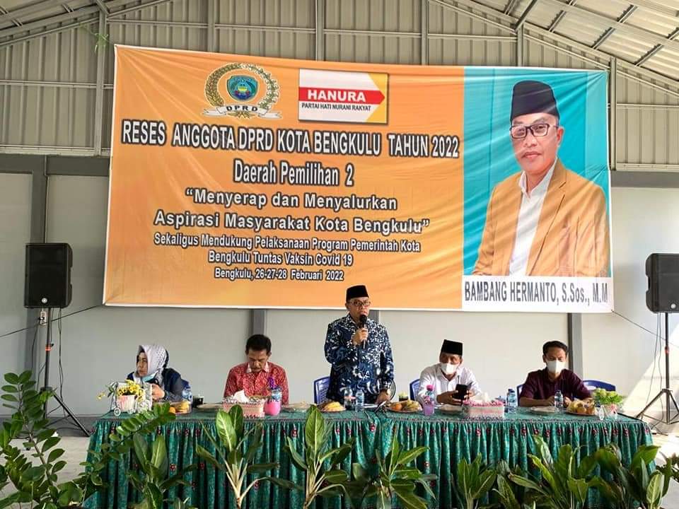 Reses Bambang Hermanto, S.Sos, MM di Kolam Pemancingan 5 Putri, Kelurahan Kandang, Kecamatan Kampung Melayu