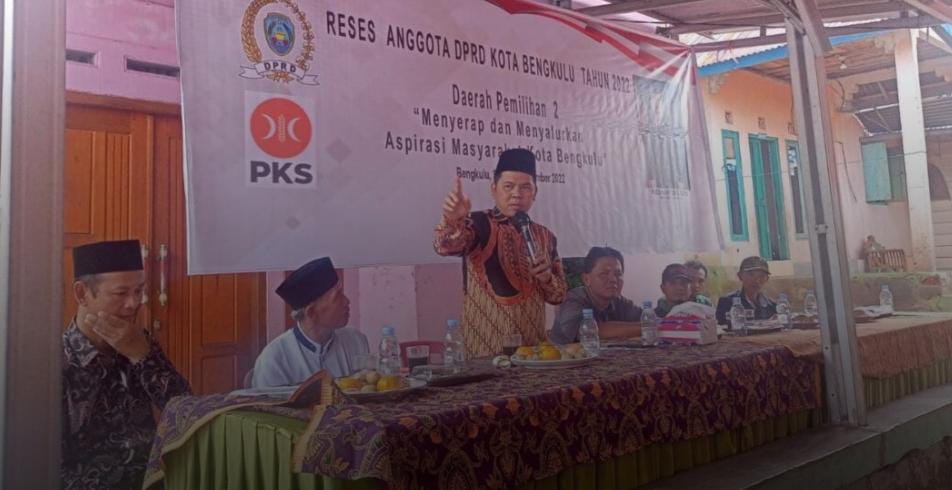 Caption foto: Wakil Ketua Komisi 2 DPRD Kota Bengkulu Pudi Hartono, Sabtu (10/09/2022).